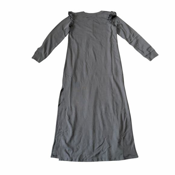 Z Supply Long Sleeve Dress Lot of 2 M Henley Ruffle Modest Minimalist Casual NWT - Picture 3 of 9